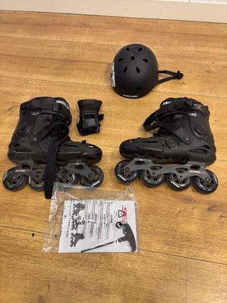 Patines Rollerblade (44) Casco y Muñequeras