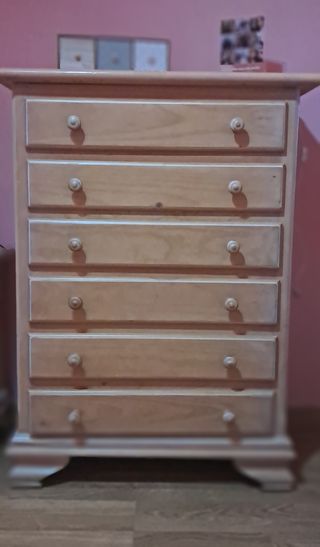 Tocador juvenil madera maciza