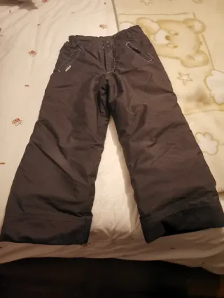 Pantalones de esquí niño + manoplas