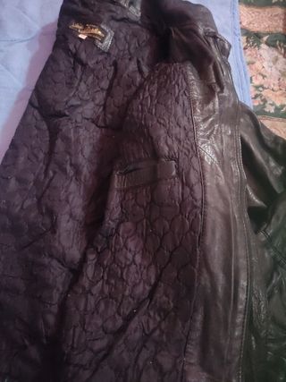 Cazadora piel chico de barton