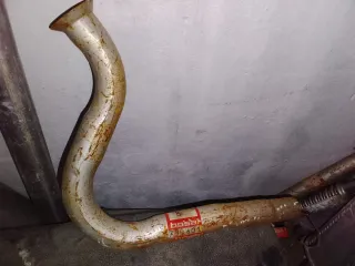 R9,11 Tubo escape ref:736101 bosal y junta culata