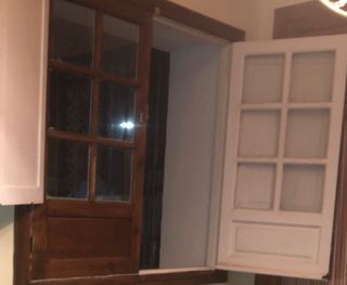 Ventana de madera con cristales. DOS MODELOS