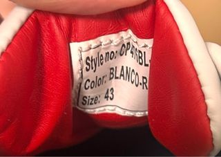 Zapatillas Tretorn Blancas y Rojas