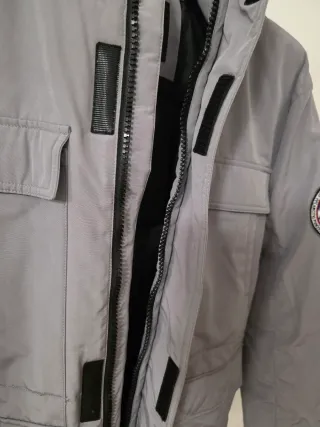 Chaqueta de nieve hombre gris