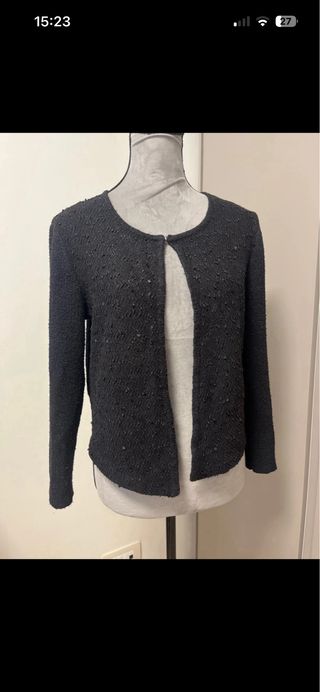 Cardigan nero semplice