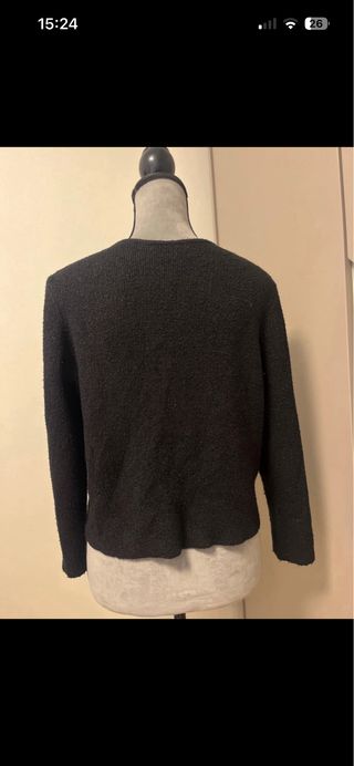 Cardigan nero semplice