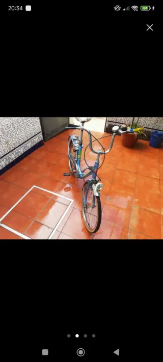 Bicicleta plegable antigua - 50€