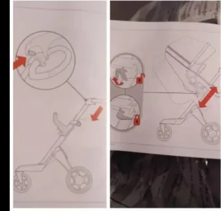 cochecito stokke stroller seat 2 piezas + 3regalos