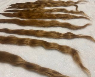 8 Mallas Fallera Pelo Natural Rubio