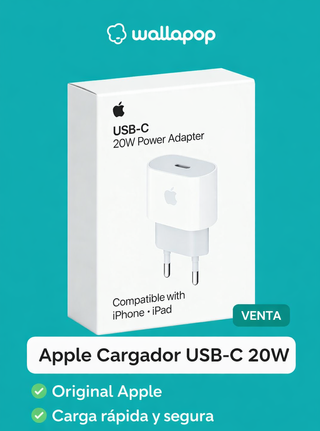 Cargador Apple USB-C 20W Original