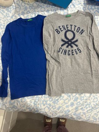 Camicie Benetton a manica lunga per bambini