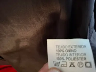 Cazadora de piel CASAGAR marrón talla L