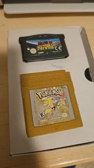 Pokémon Oro y Mario Tenis Game Boy Advance
