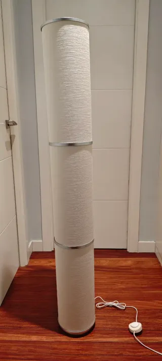 Lámpara Pie Ikea Blanca Papel