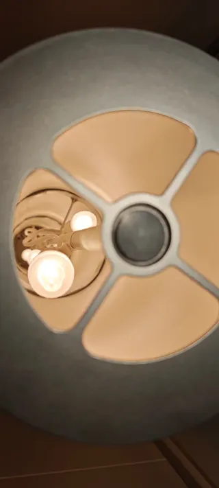 Lámpara Pie Ikea Blanca Papel