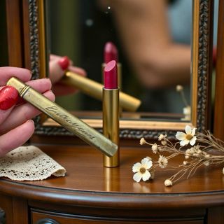 Antico gancio bottoni in custodia nobile 1800