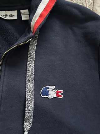 Sudadera Lacoste Azul Marino Talla M