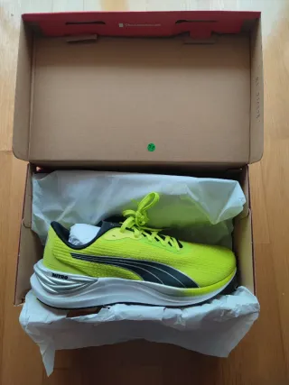 Zapatillas Puma Electrify Nitro 3 Verde/Amarillo