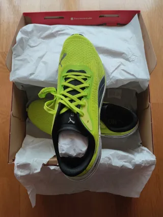Zapatillas Puma Electrify Nitro 3 Verde/Amarillo