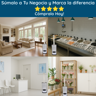 Humidificador Industrial 16L Ultrasónico Blanco