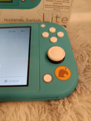 Nintendo Switch Lite Ed. Animal Crossing +garantia