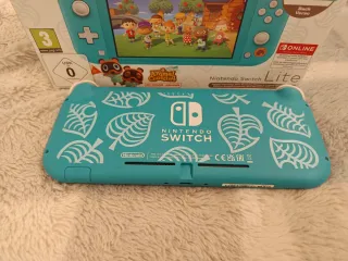 Nintendo Switch Lite Ed. Animal Crossing +garantia