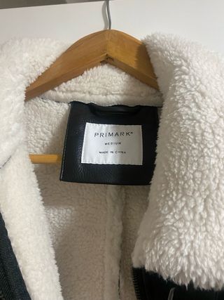 Cazadora aviador negra Primark