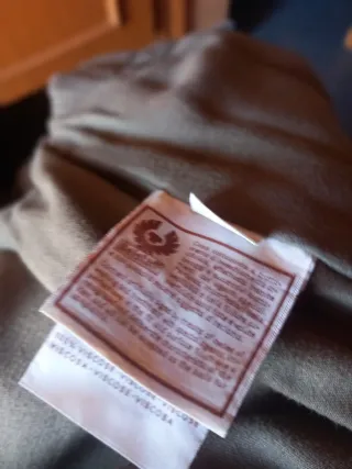 Chaqueta Cuero Belstaff Negra Talla L  Puede ser M