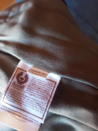 Chaqueta Cuero Belstaff Negra Talla L  Puede ser M