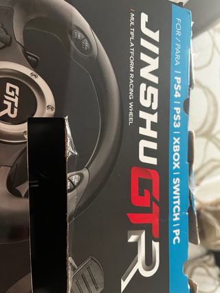 Volante y Pedales Jinshu GTR PS4