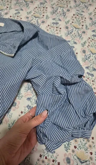 Vestido Koton rayas azules