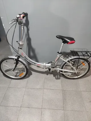 Bicicleta Plegable Boomerang Plata