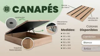 Canapé 150 + Colchón Nuevo | Envío y Montaje