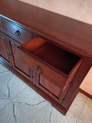 Credenza classica legno massello noce