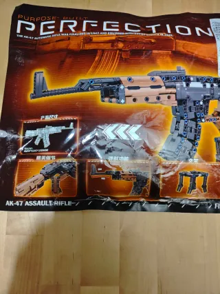 Set de bloques de construcción – Rifle AK-47 Nuevo