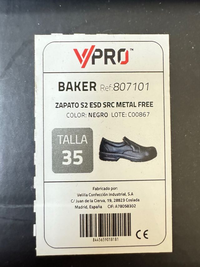Zapatos de seguridad antideslizantes