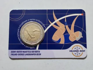 Moneda 2€ Finlandia 2025 atletismo en coincard SC.