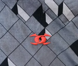 Chaqueta Cortavientos vintage con logo bordado