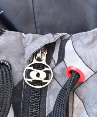 Chaqueta Cortavientos vintage con logo bordado