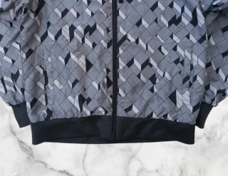 Chaqueta Cortavientos vintage con logo bordado