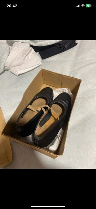 Zapatos de baile flamenco negros talla 35 o 33