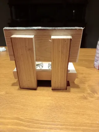 Set 2 Bicchierini con Panchina Legno