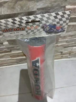 Protector Manillar Honda Rojo Cross enduros