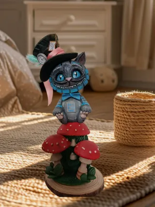 Statua Stregatto Alice Paese delle Meraviglie