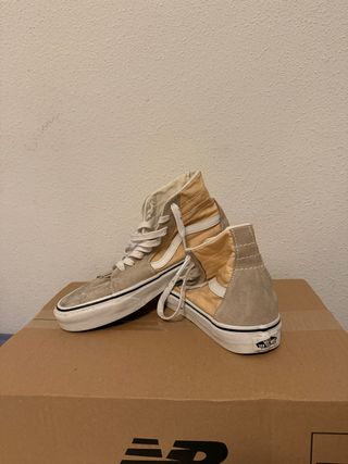 Zapatillas Vans SK8-Hi Beige/Marrón