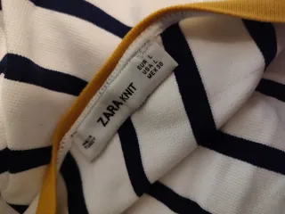 Jersey rayas finas mostaza