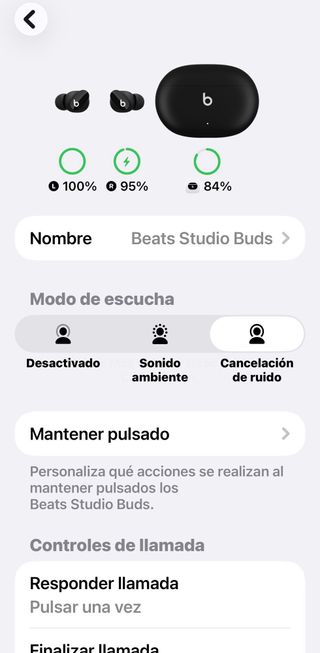 Beats Studio Buds Negro - Como Nuevo.