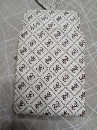 Riñonera nueva beige y dorada