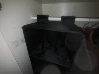 Organizador de armario Ikea negro