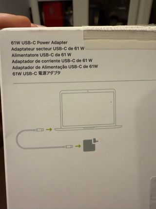 Cargador Apple USB-C 61W MacBook